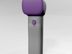Infrared forehead thermometer 01 3D Model