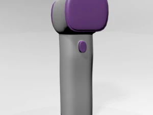 Infrared forehead thermometer 01 3D Model