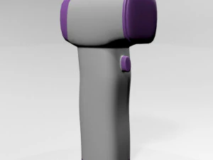 Infrared forehead thermometer 01 3D Model