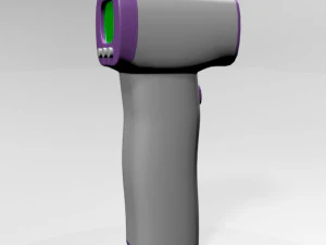 Infrared forehead thermometer 01 3D Model