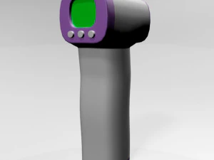 Infrared forehead thermometer 01 3D Model