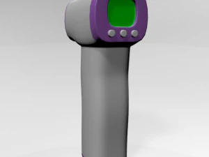 Infrared forehead thermometer 01 3D Model
