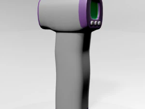 Infrared forehead thermometer 01 3D Model