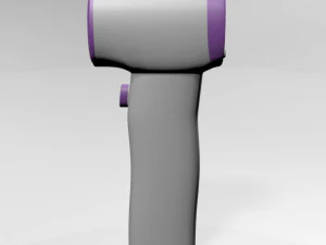 Infrared forehead thermometer 01 3D Model