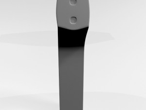 infrared forehead thermometer 02 3D Model