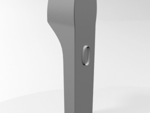 infrared forehead thermometer 02 3D Model