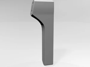 Infrared forehead thermometer 02 3D Model