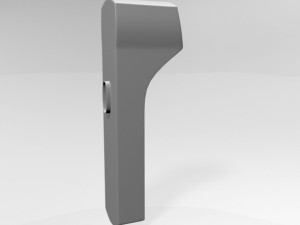 infrared forehead thermometer 02 3D Model