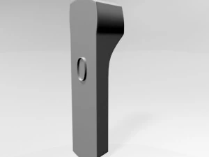Infrared forehead thermometer 02 3D Model
