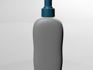 baby wash and shampoo bottle 01 3D Model