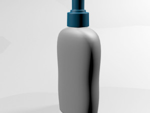 baby wash and shampoo bottle 01 Modelo 3D