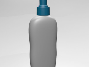 baby wash and shampoo bottle 01 Modelo 3D