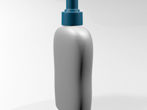 baby wash and shampoo bottle 01 Modelo 3D