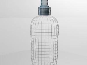 baby wash and shampoo bottle 01 Modelo 3D