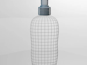 Baby wash and shampoo bottle 01 3D Model