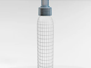 Baby wash and shampoo bottle 01 3D Model