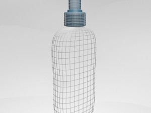 baby wash and shampoo bottle 01 Modelo 3D