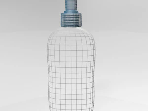 Baby wash and shampoo bottle 01 3D Model