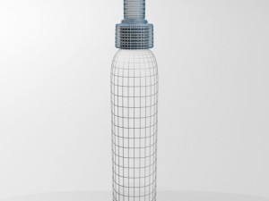 baby wash and shampoo bottle 01 Modelo 3D