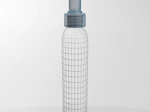 Baby wash and shampoo bottle 01 3D Model