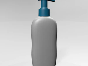 Baby wash and shampoo bottle 01 3D Model