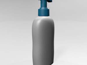 baby wash and shampoo bottle 01 Modelo 3D