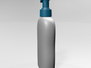 baby wash and shampoo bottle 01 Modelo 3D