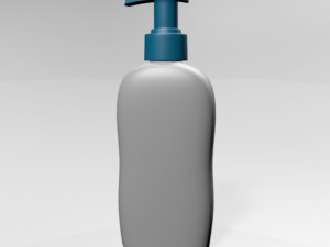baby wash and shampoo bottle 01 Modelo 3D