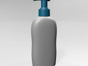 Baby wash and shampoo bottle 01 3D Model