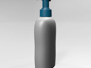 Baby wash and shampoo bottle 01 3D Model