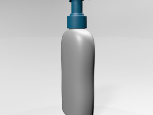 baby wash and shampoo bottle 01 Modelo 3D