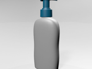 baby wash and shampoo bottle 01 Modelo 3D