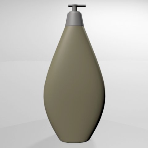 baby wash and shampoo bottle 02 3D 模型 .c4d .max .obj .3ds .fbx .stl .blend 