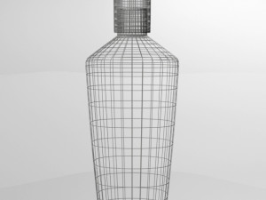 massage lotion bottle 01 3D 模型