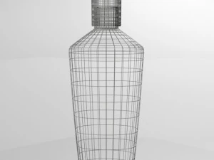 Massage lotion bottle 01 3D Model
