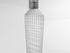 massage lotion bottle 01 3D 模型