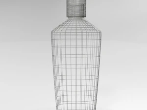Massage lotion bottle 01 3D Model