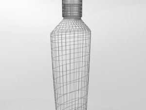 massage lotion bottle 01 3D 模型
