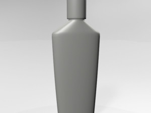 massage lotion bottle 01 3D 模型