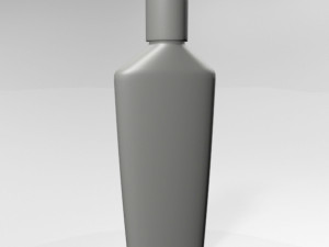 massage lotion bottle 01 3D 模型