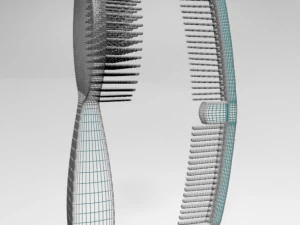 Brush and comb 01 3D Model