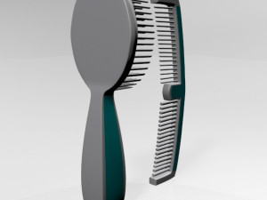 brush and comb 01 Modèle 3D