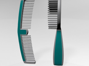 brush and comb 01 Modèle 3D