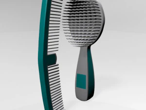 Brush and comb 01 3D Model
