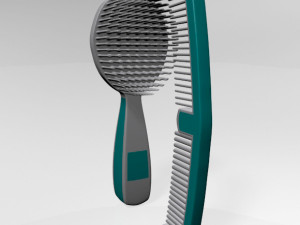 brush and comb 01 Modèle 3D
