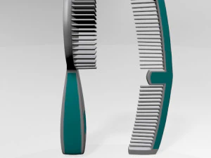 Brush and comb 01 3D Model
