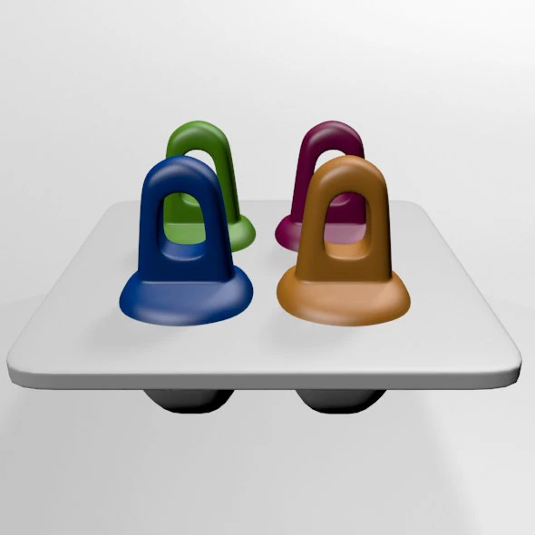 Fruitsicles pop tray 01 3D Model .c4d .max .obj .3ds .fbx .stl .blend