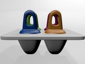Fruitsicles pop tray 01 3D Model