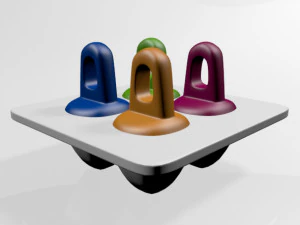 Fruitsicles pop tray 01 3D Model