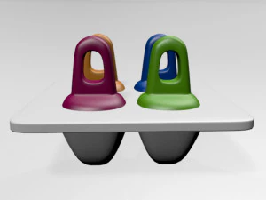 Fruitsicles pop tray 01 3D Model
